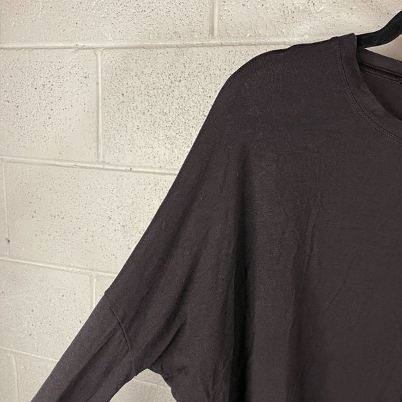 Athleta Sz XS Cloudlight Relaxed Modal Top Asymmetrical Hem Long Sleeve Soft EUC - Picture 5 of 7